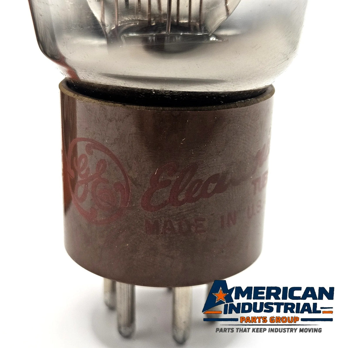 General Electric GE 807 beam power vacuum tube with original box vintage new old stock for amplifier and transmitter restoration