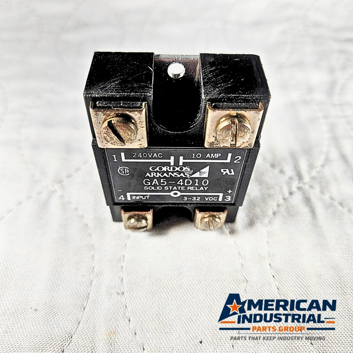 Gordos GA5-4D10 solid state relay 240VAC 10A 3-32VDC input for industrial control panels and automation systems