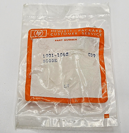 Hewlett-Packard HP 1901-1062 silicon stud mount diode 25A NSN 5961-01-013-9353 in original HP service packaging