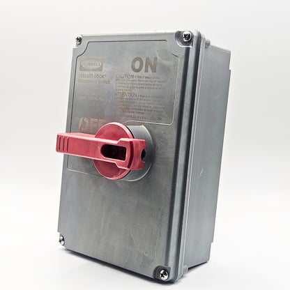Hubbell HBLDS3 Circuit-Lock disconnect switch 30A 600VAC NEMA 4X for industrial electrical panels and MRO applications