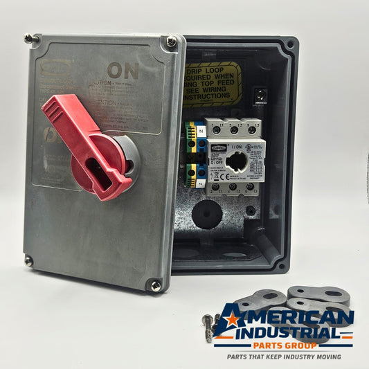 Hubbell HBLDS3 Circuit-Lock disconnect switch 30A 600VAC NEMA 4X for industrial electrical panels and MRO applications