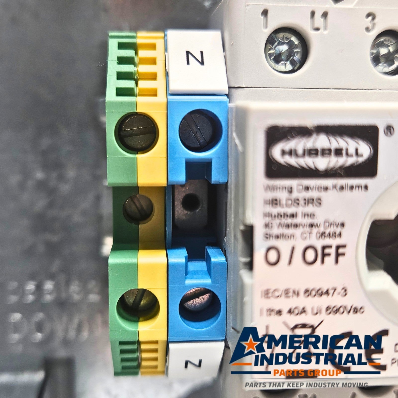 Hubbell HBLDS3 Circuit-Lock disconnect switch 30A 600VAC NEMA 4X for industrial electrical panels and MRO applications