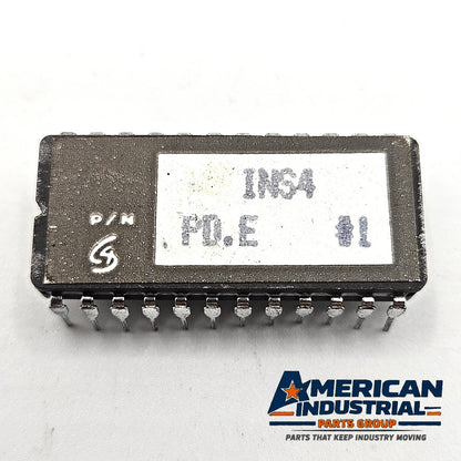 Lot of 17 vintage IM34 PO.E #1 windowed ceramic 24-pin DIP integrated circuits new old stock for legacy equipment repair