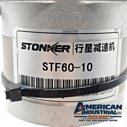 Inovance MS1H1-40B30CB 400W AC servo motor with Stonker STF60-10 planetary gear reducer for industrial motion control