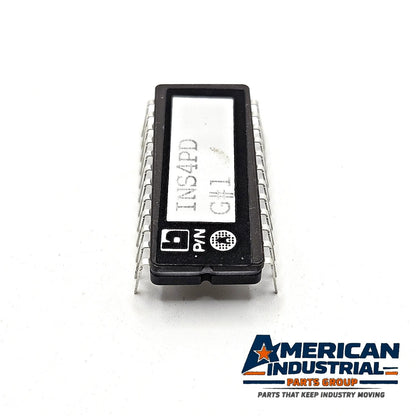 INS4PD CH1 24-pin DIP vintage integrated circuit with identification label for legacy equipment repair
