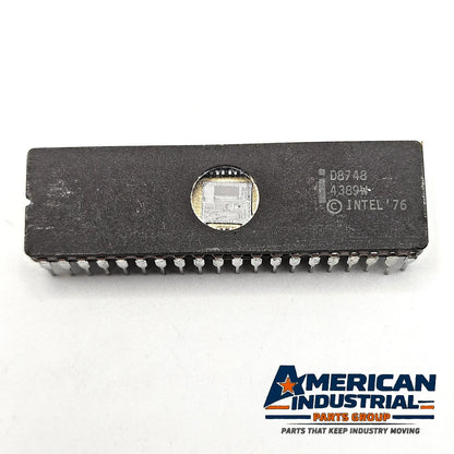 Intel D8748 MCS-48 8-bit UV EPROM microcontroller ceramic DIP-40 vintage new old stock for legacy equipment repair