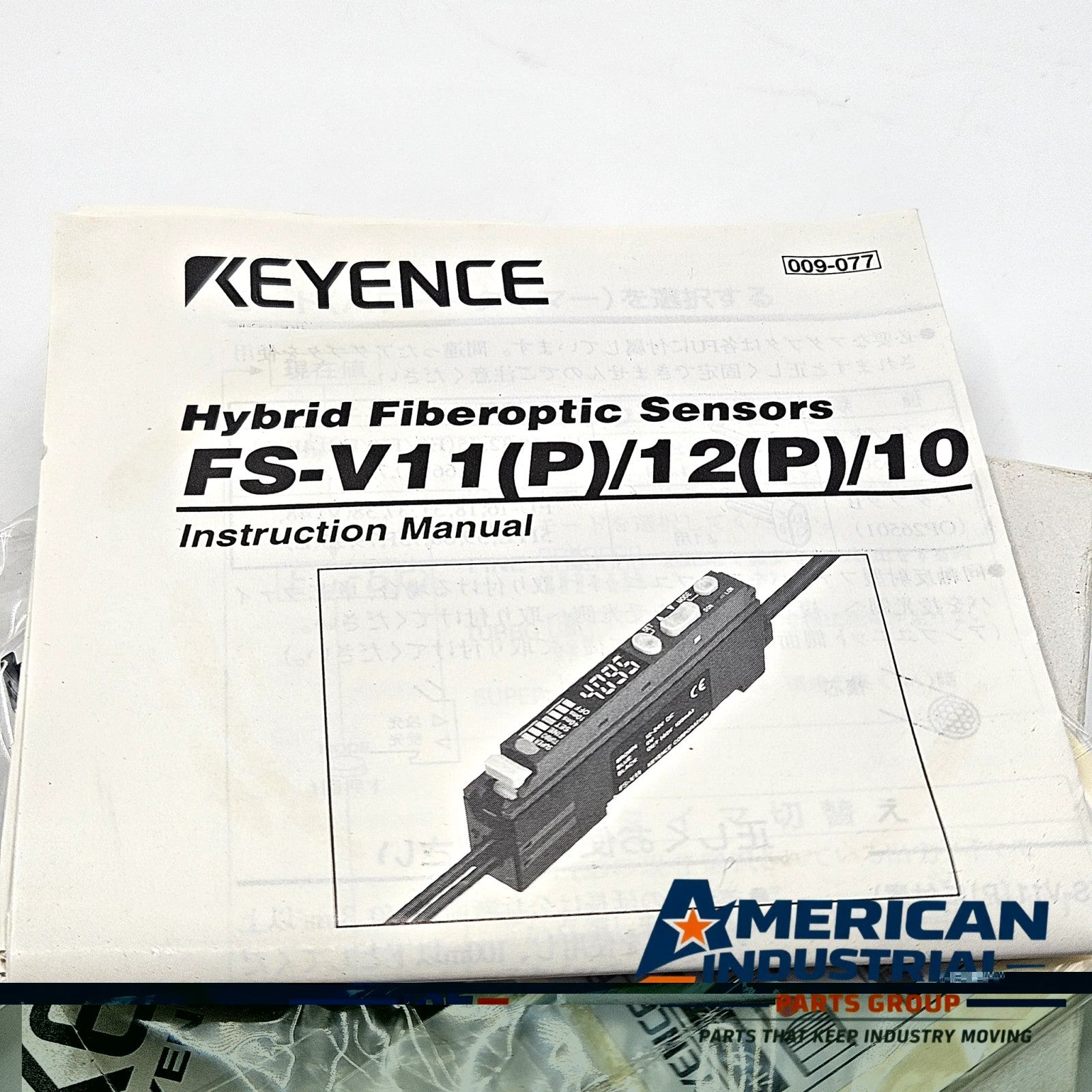Keyence FS-V11 digital fiber optic sensor amplifier NPN cable type 12-24VDC for industrial automation