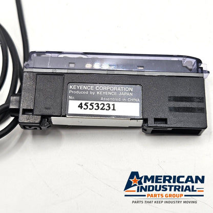 Keyence FS-V12P digital fiber optic sensor amplifier PNP 12-24VDC for industrial automation