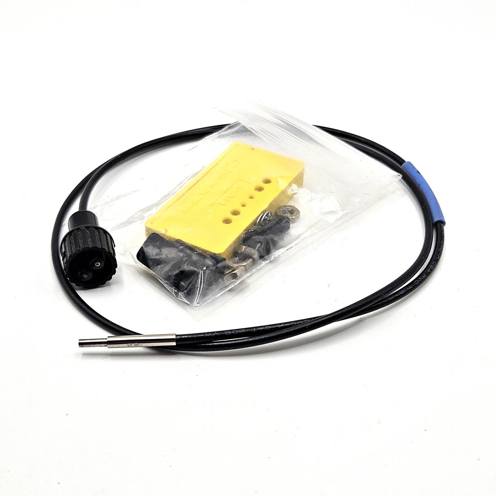 Keyence FU-22 focused-beam reflective fiber optic sensor unit 50cm fixed fiber for industrial automation