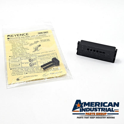 Keyence FU-32 thrubeam fiber optic sensor unit 1m side view for fiber amplifiers in industrial automation