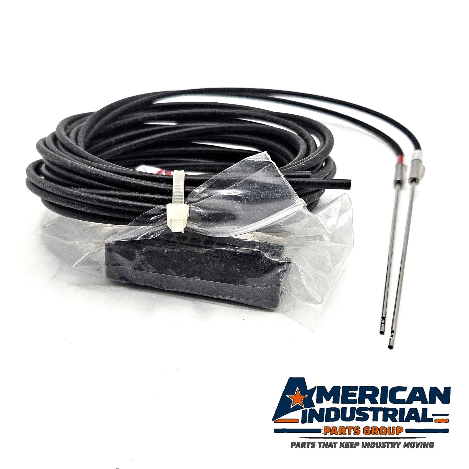 Keyence FU-34 transmissive thrubeam fiber optic sensor unit for fiber amplifiers in industrial automation