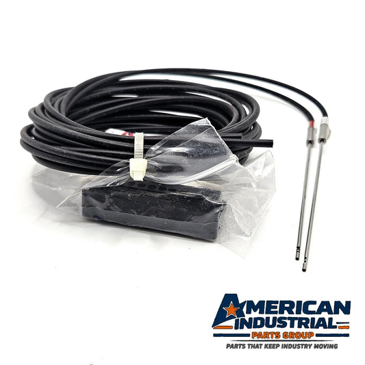 Keyence FU-34 transmissive thrubeam fiber optic sensor unit for fiber amplifiers in industrial automation