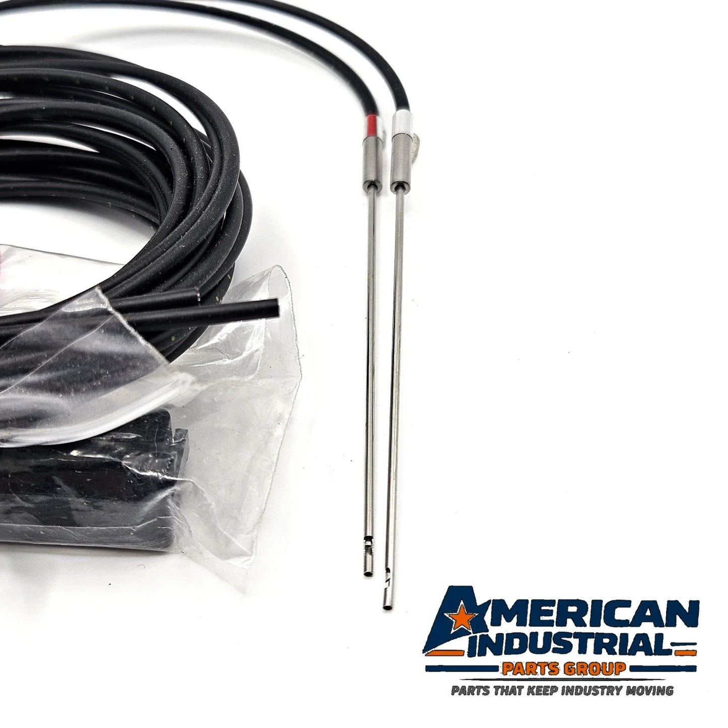 Keyence FU-34 transmissive thrubeam fiber optic sensor unit for fiber amplifiers in industrial automation