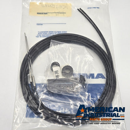 Keyence FU-34 transmissive thrubeam fiber optic sensor unit for fiber amplifiers in industrial automation