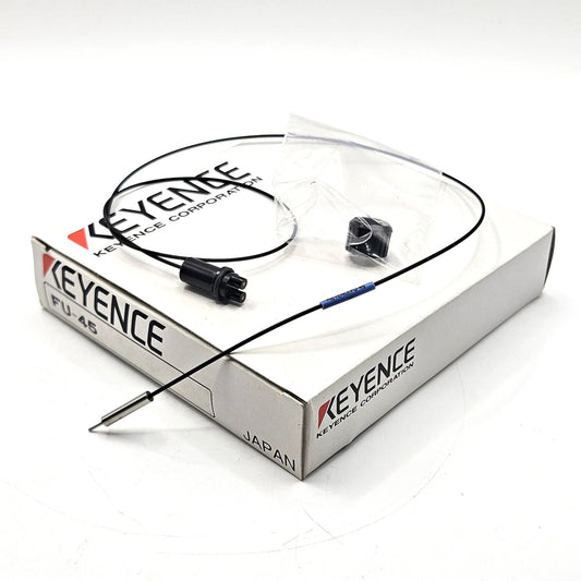 Keyence FU-45 reflective fiber optic sensor unit for fiber amplifiers in industrial automation