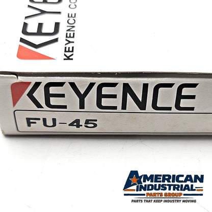 Keyence FU-45 reflective fiber optic sensor unit for fiber amplifiers in industrial automation