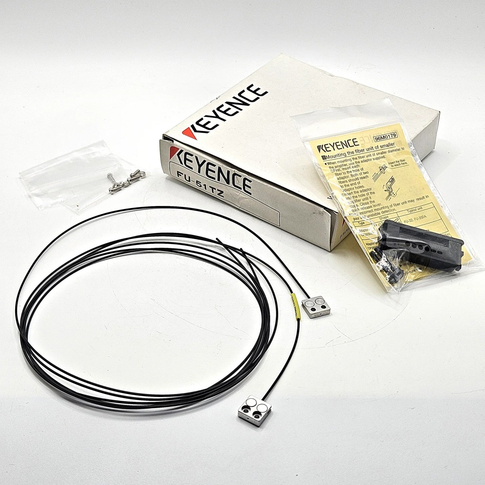 Keyence FU-51TZ thrubeam fiber optic sensor unit for fiber amplifiers in industrial automation