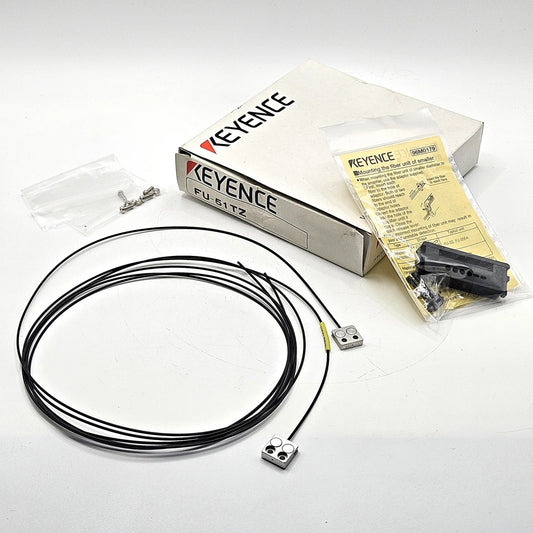 Keyence FU-51TZ thrubeam fiber optic sensor unit for fiber amplifiers in industrial automation