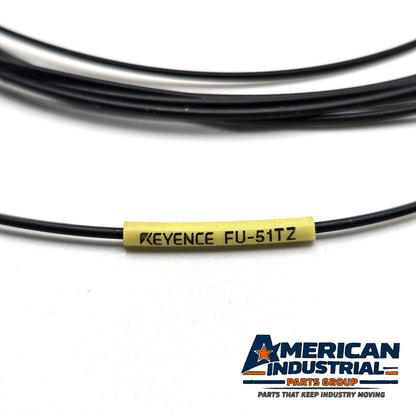 Keyence FU-51TZ thrubeam fiber optic sensor unit for fiber amplifiers in industrial automation