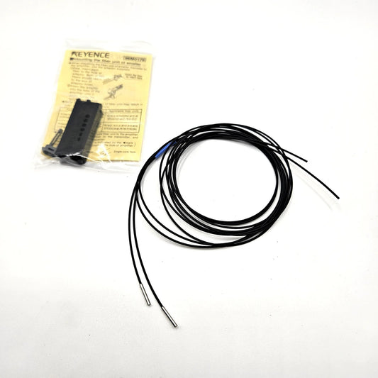 Keyence FU-59 thrubeam fiber optic sensor unit 1m high-flex fiber for fiber amplifiers in industrial automation