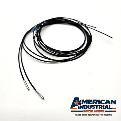 Keyence FU-59 thrubeam fiber optic sensor unit 1m high-flex fiber for fiber amplifiers in industrial automation