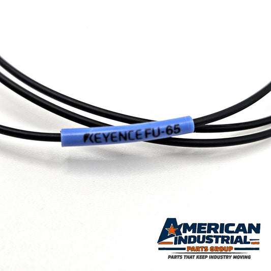 Keyence FU-65 reflective fiber unit fiber optic head for fiber amplifiers in industrial automation