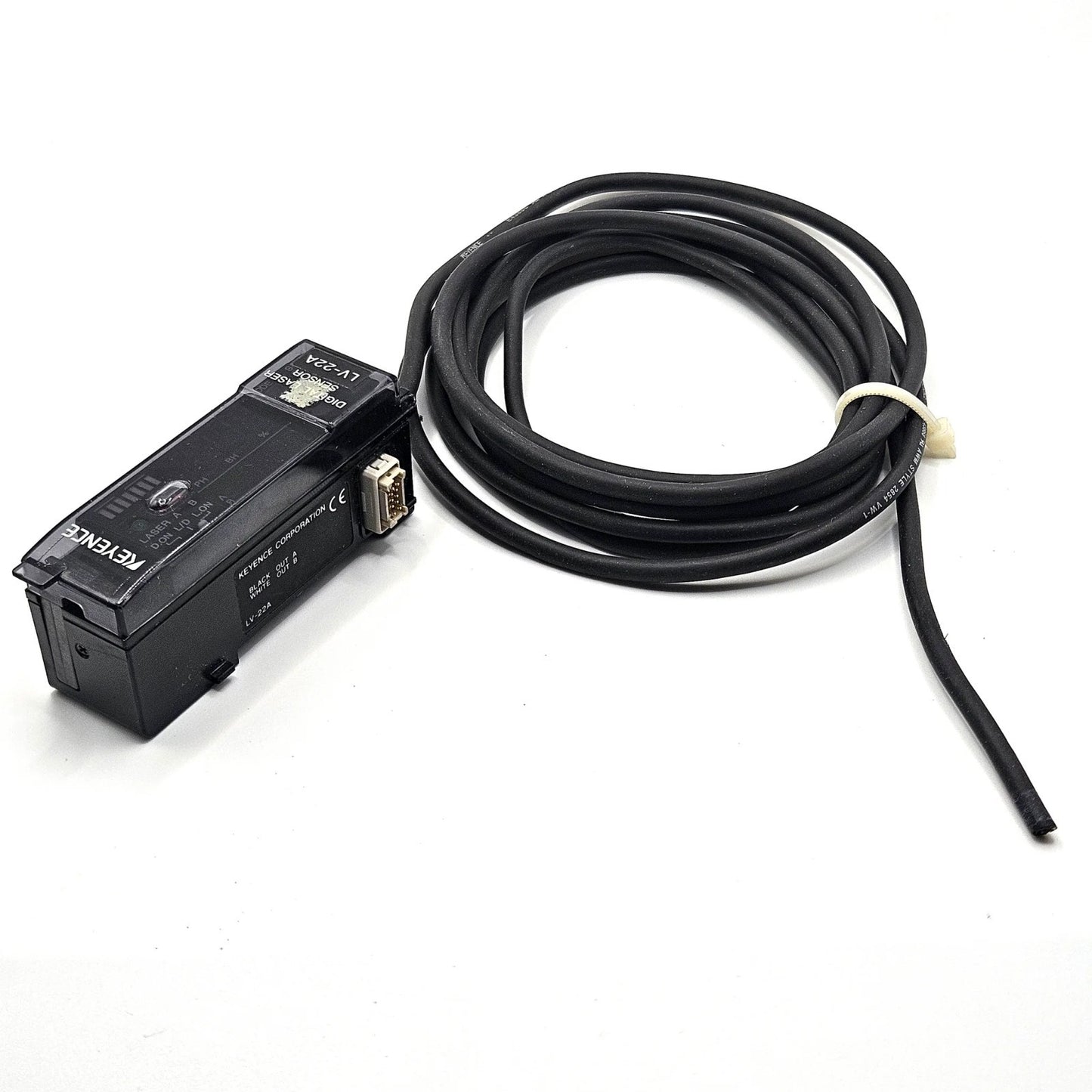 Keyence LV-22A digital laser sensor amplifier expansion unit NPN for industrial automation
