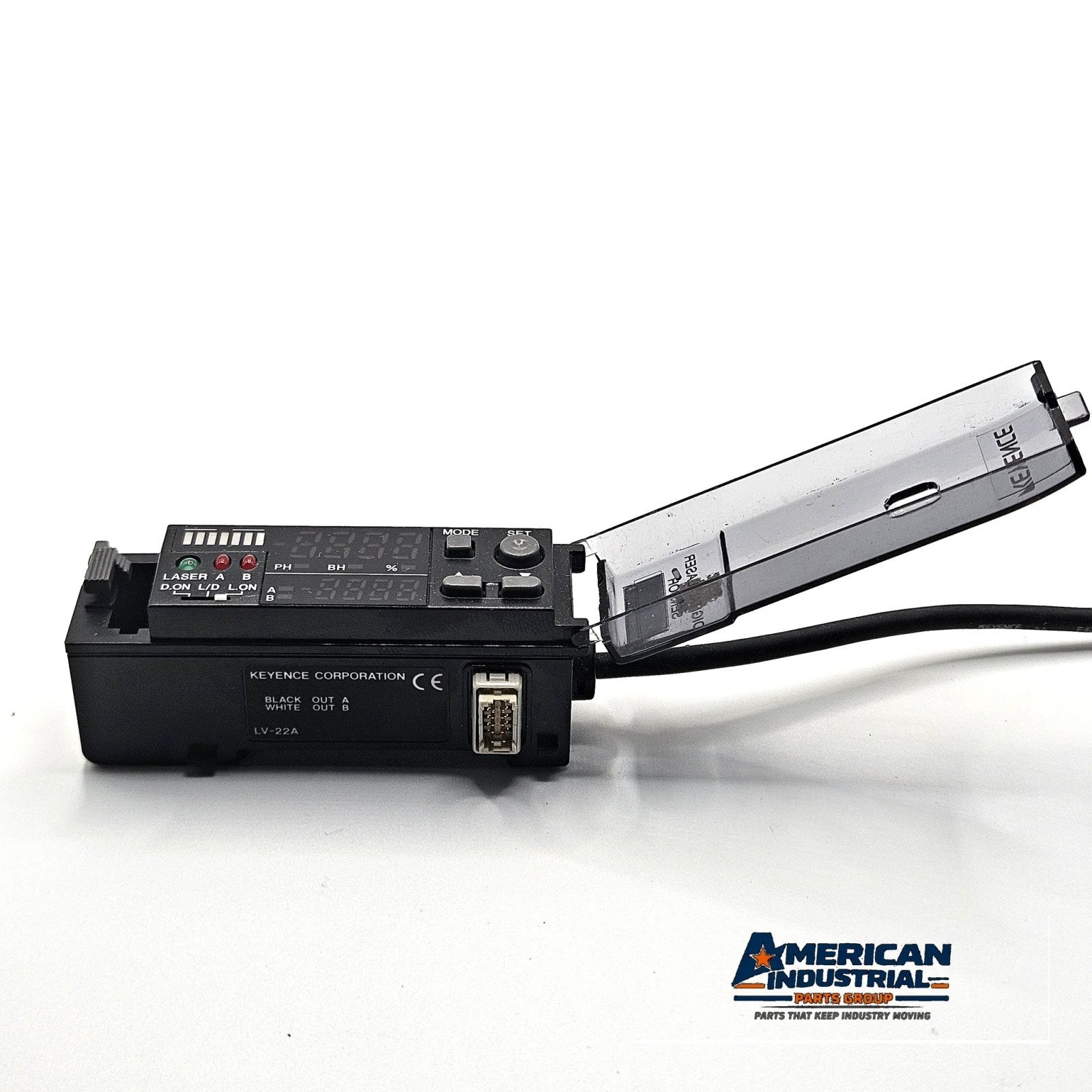 Keyence LV-22A digital laser sensor amplifier expansion unit NPN for industrial automation