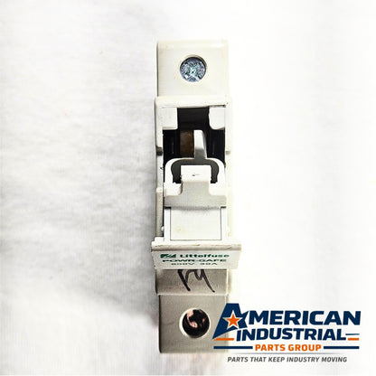 Littelfuse POWR-SAFE 600V 30A Class CC fuse holder for industrial electrical panels and MRO applications