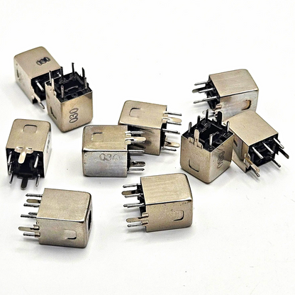 Lot of 10 GOOD PLAN 030 marked 5-pin metal can adjustable coils new old stock for vintage electronics repair and restoration