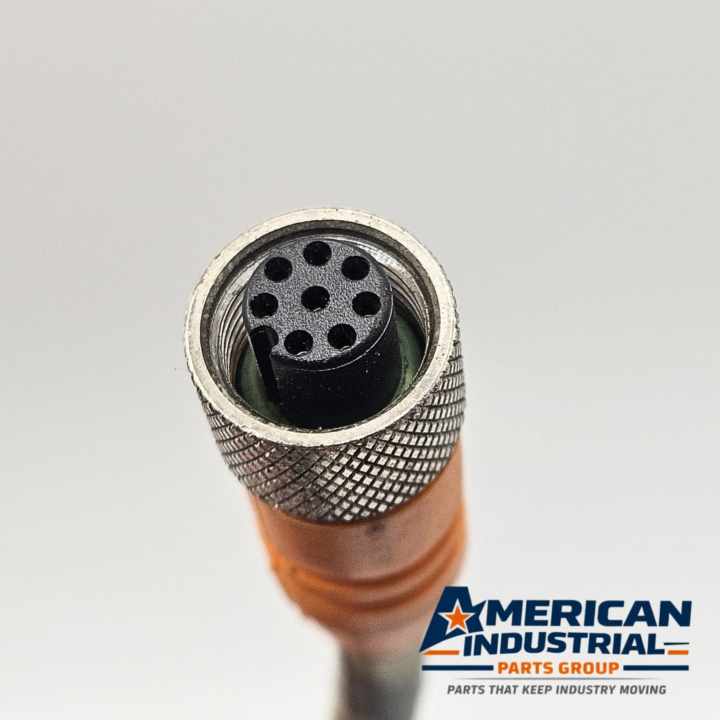M12 8-pin female cordset encoder cable to flying leads for industrial sensors and automation