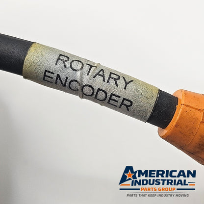 M12 8-pin female cordset encoder cable to flying leads for industrial sensors and automation