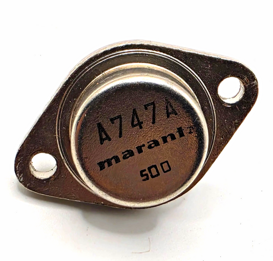 Marantz A747A 2SA747A PNP audio output power transistor TO-3 for vintage receiver repair from American Industrial Parts Group