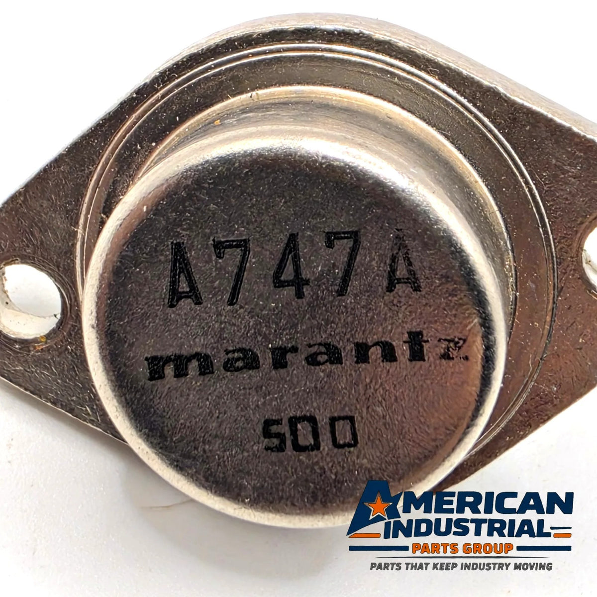 Marantz A747A 2SA747A PNP audio output power transistor TO-3 for vintage receiver repair from American Industrial Parts Group