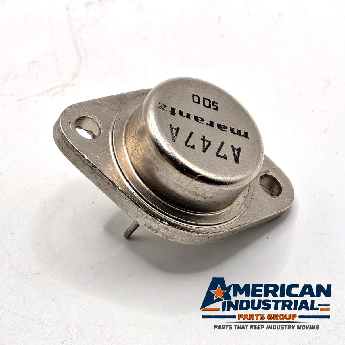 Marantz A747A 2SA747A PNP audio output power transistor TO-3 for vintage receiver repair from American Industrial Parts Group