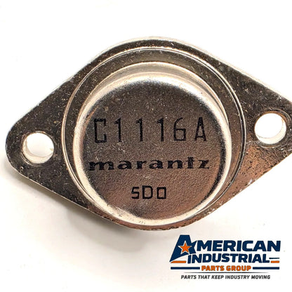 Marantz C1116A 2SC1116A NPN audio output power transistor TO-3 for vintage receiver repair from American Industrial Parts Group