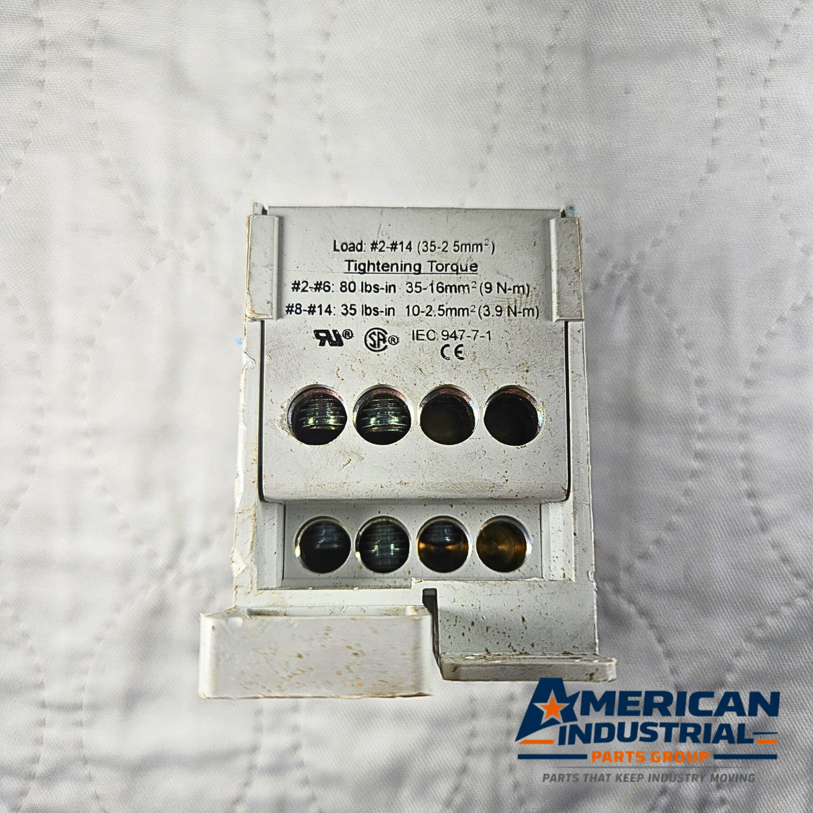 Mersen FSPDB3A power distribution block for industrial automation and MRO applications. American Industrial Parts Group.