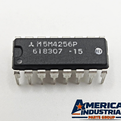 Mitsubishi M5M4256P-15 256K x 1 DRAM 150ns DIP-16 vintage new old stock for vintage computer and legacy memory repair