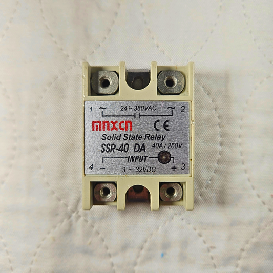 Mnxn SSR-40DA solid state relay 40A 250VAC 3-32VDC input for industrial control panels and automation systems