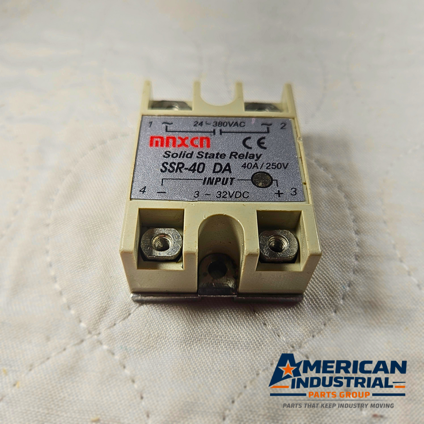 Mnxn SSR-40DA solid state relay 40A 250VAC 3-32VDC input for industrial control panels and automation systems