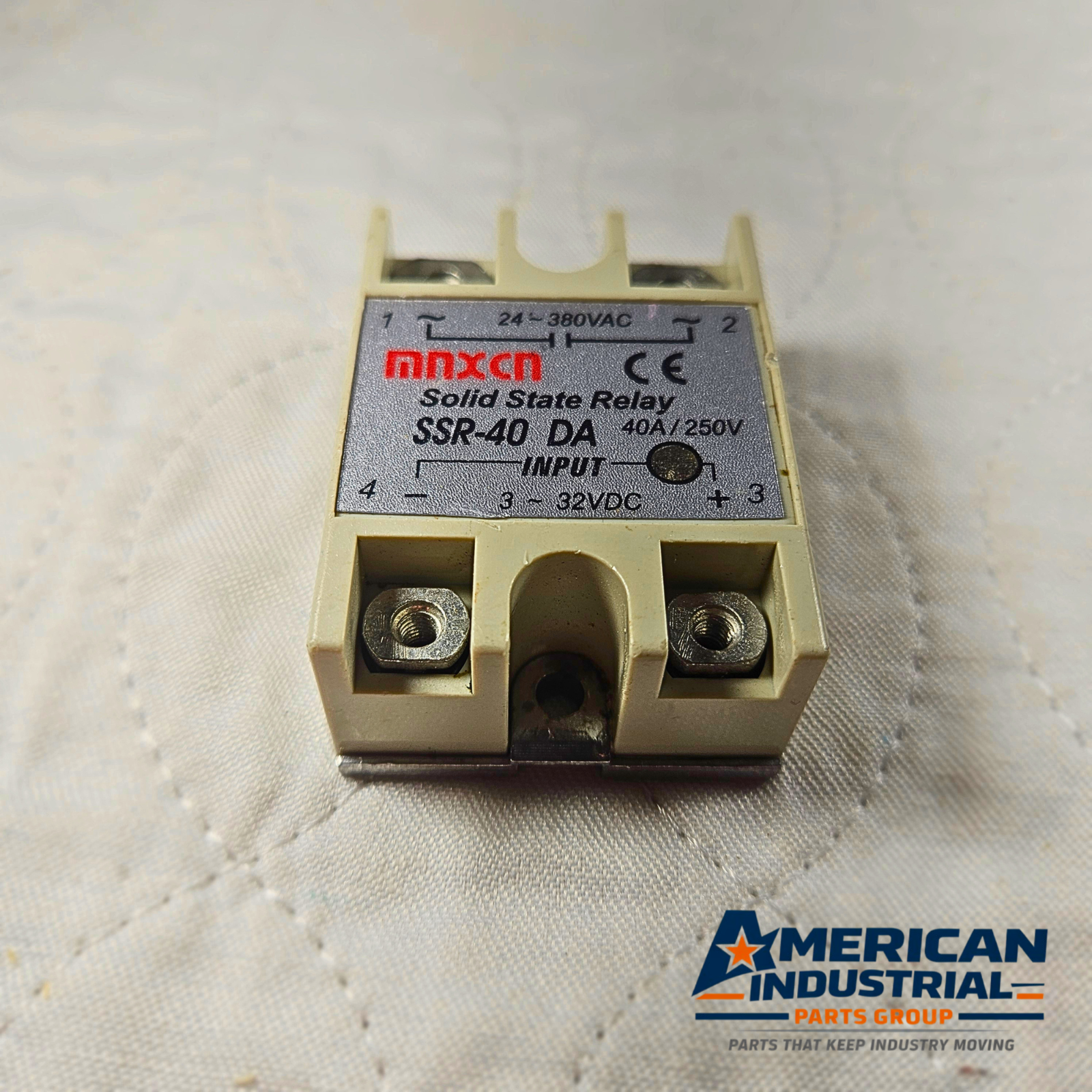 Mnxn SSR-40DA solid state relay 40A 250VAC 3-32VDC input for industrial control panels and automation systems