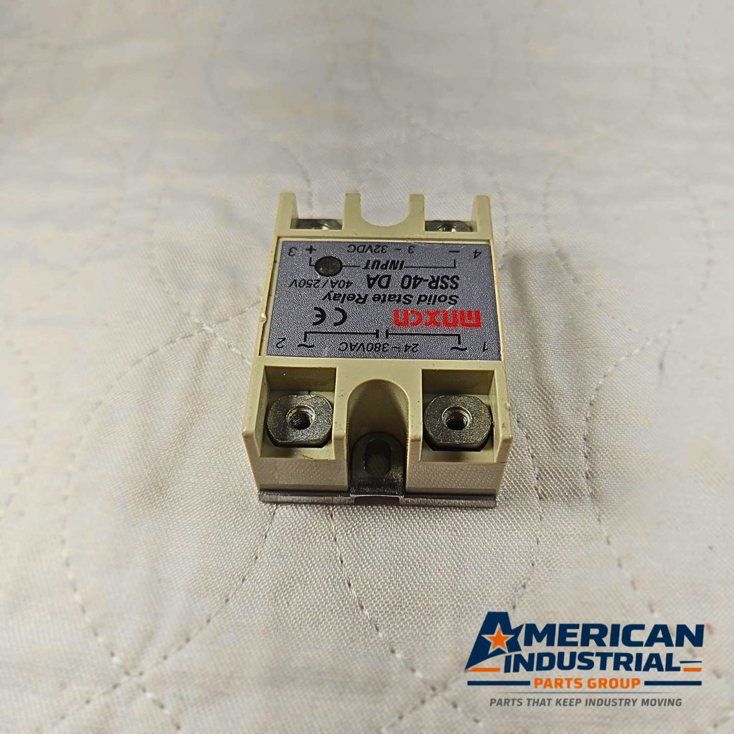 Mnxn SSR-40DA solid state relay 40A 250VAC 3-32VDC input for industrial control panels and automation systems