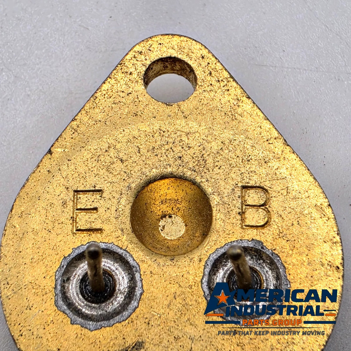 Motorola 2N255 germanium PNP power transistor gold TO-3 for vintage car radio and amplifier repair from American Industrial Parts Group