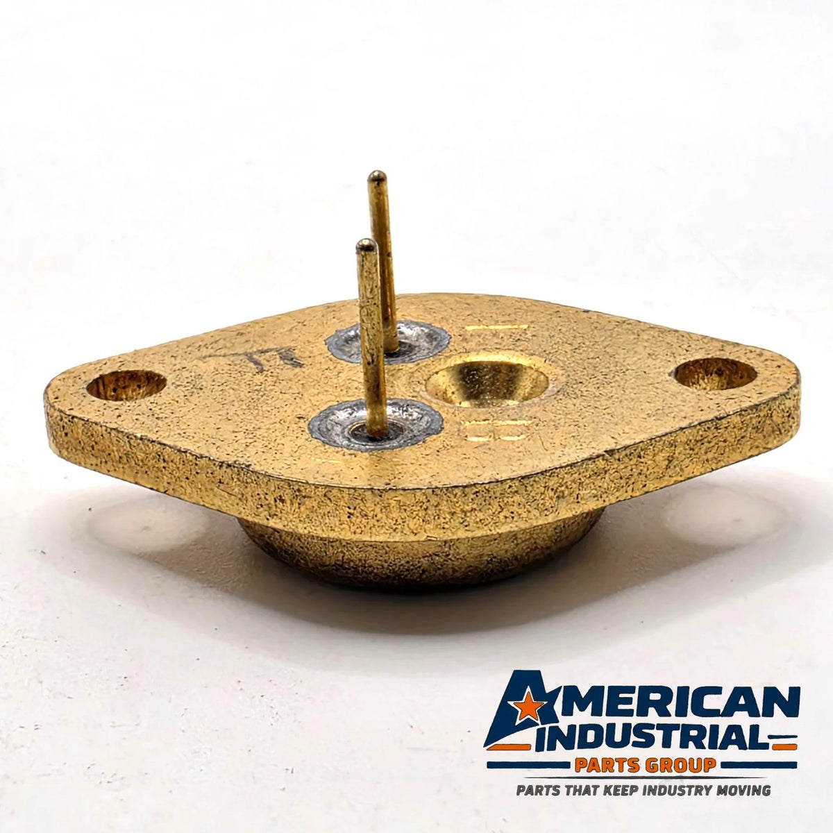 Motorola 2N255 germanium PNP power transistor gold TO-3 for vintage car radio and amplifier repair from American Industrial Parts Group