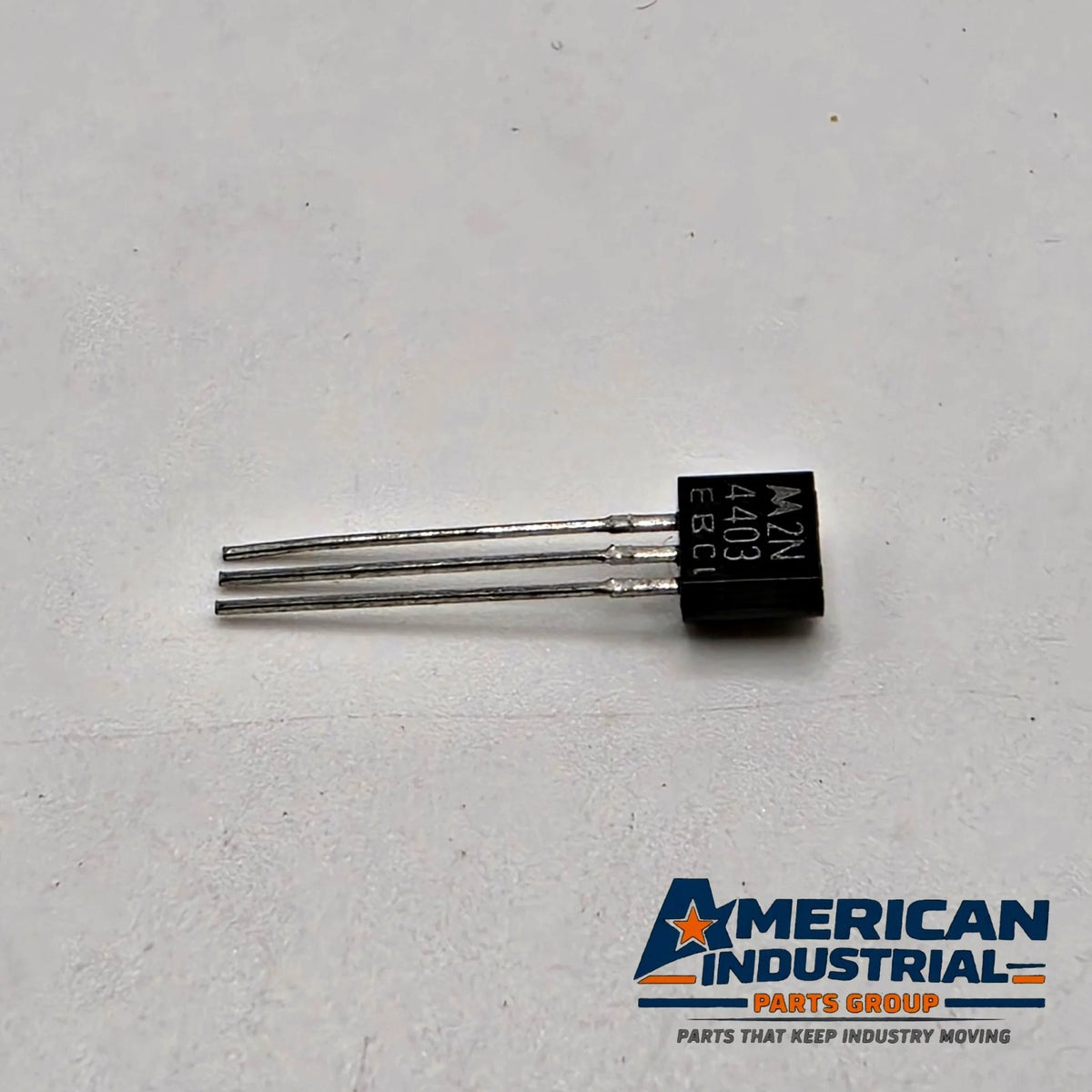 Motorola 2N4403 PNP general purpose transistor TO-92 40V 600mA for electronic repair from American Industrial Parts Group