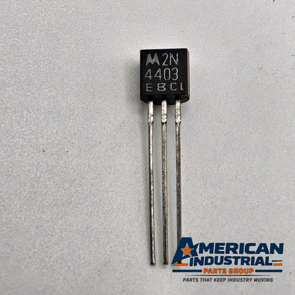 Motorola 2N4403 PNP general purpose transistor TO-92 40V 600mA for electronic repair from American Industrial Parts Group