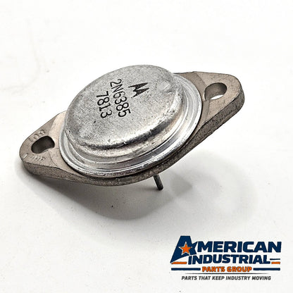 Motorola 2N6385 NPN Darlington power transistor 80V 10A TO-3 new old stock for power switching and audio amplifier repair
