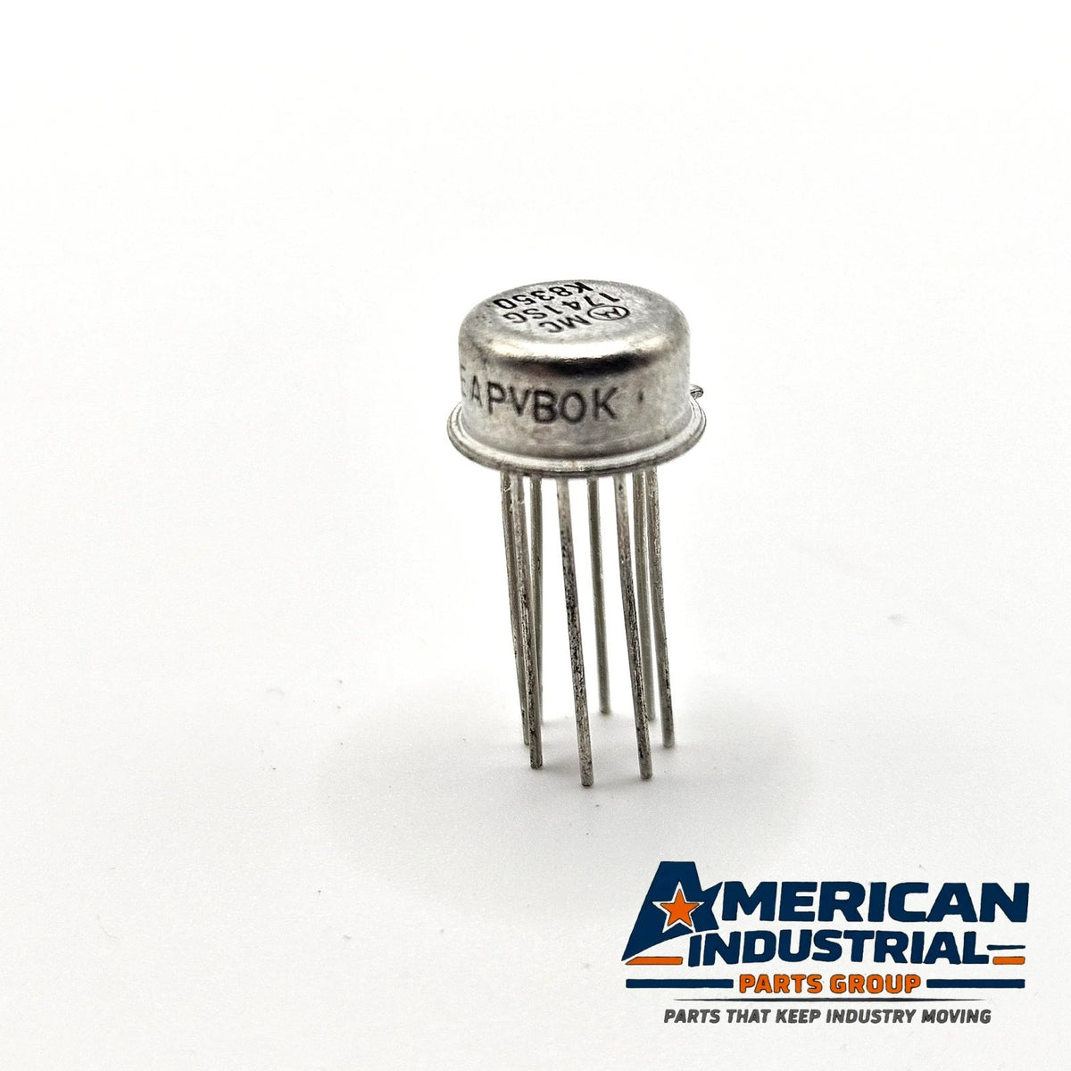 Motorola MC1741SG 741 operational amplifier 8-pin metal can ECG-941 for amplifier circuit repair from American Industrial Parts Group