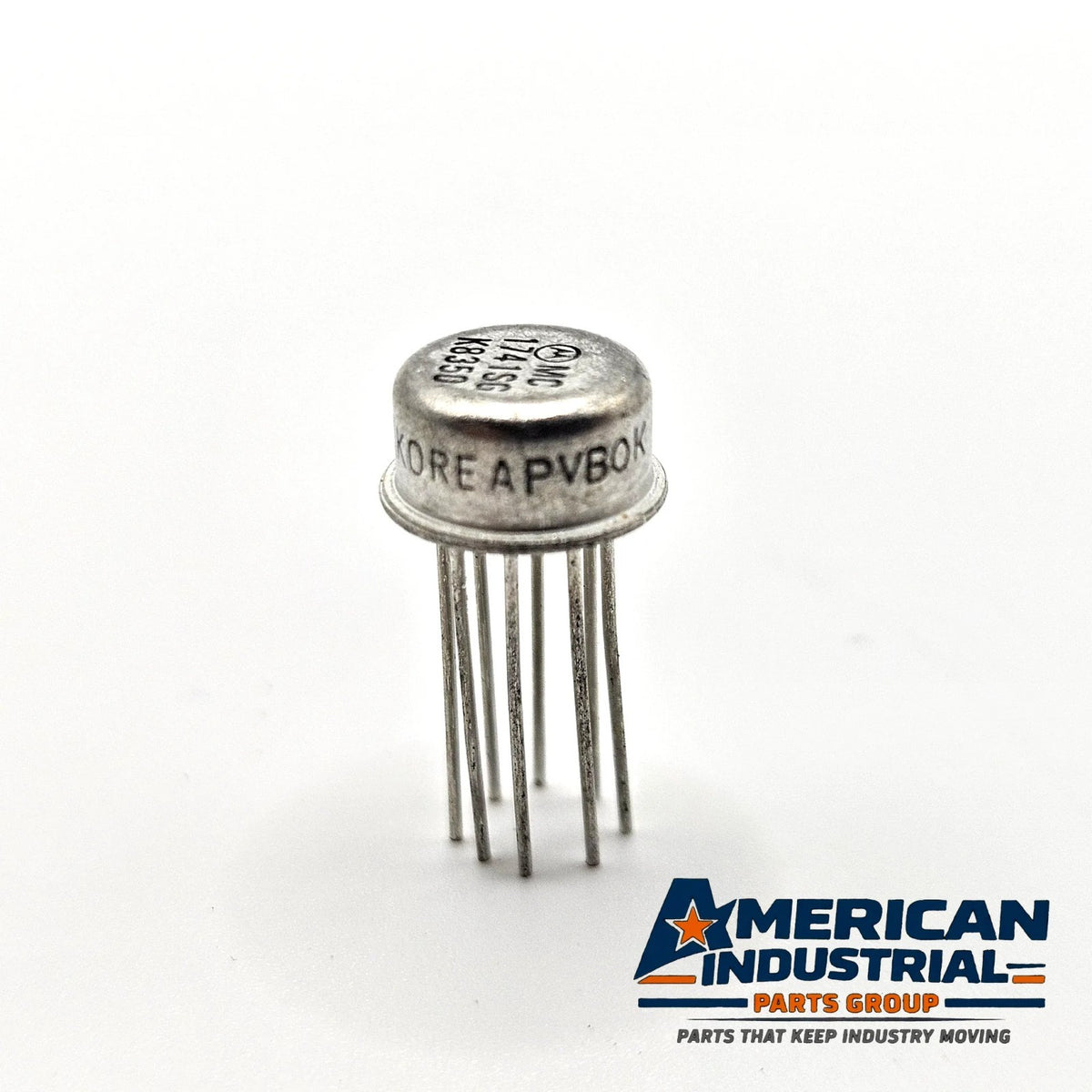 Motorola MC1741SG 741 operational amplifier 8-pin metal can ECG-941 for amplifier circuit repair from American Industrial Parts Group