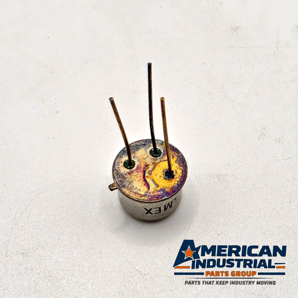 Motorola MC78L08CG 78L08 voltage regulator 8V 100mA TO-39 metal can gold leads for test equipment repair from American Industrial Parts Group